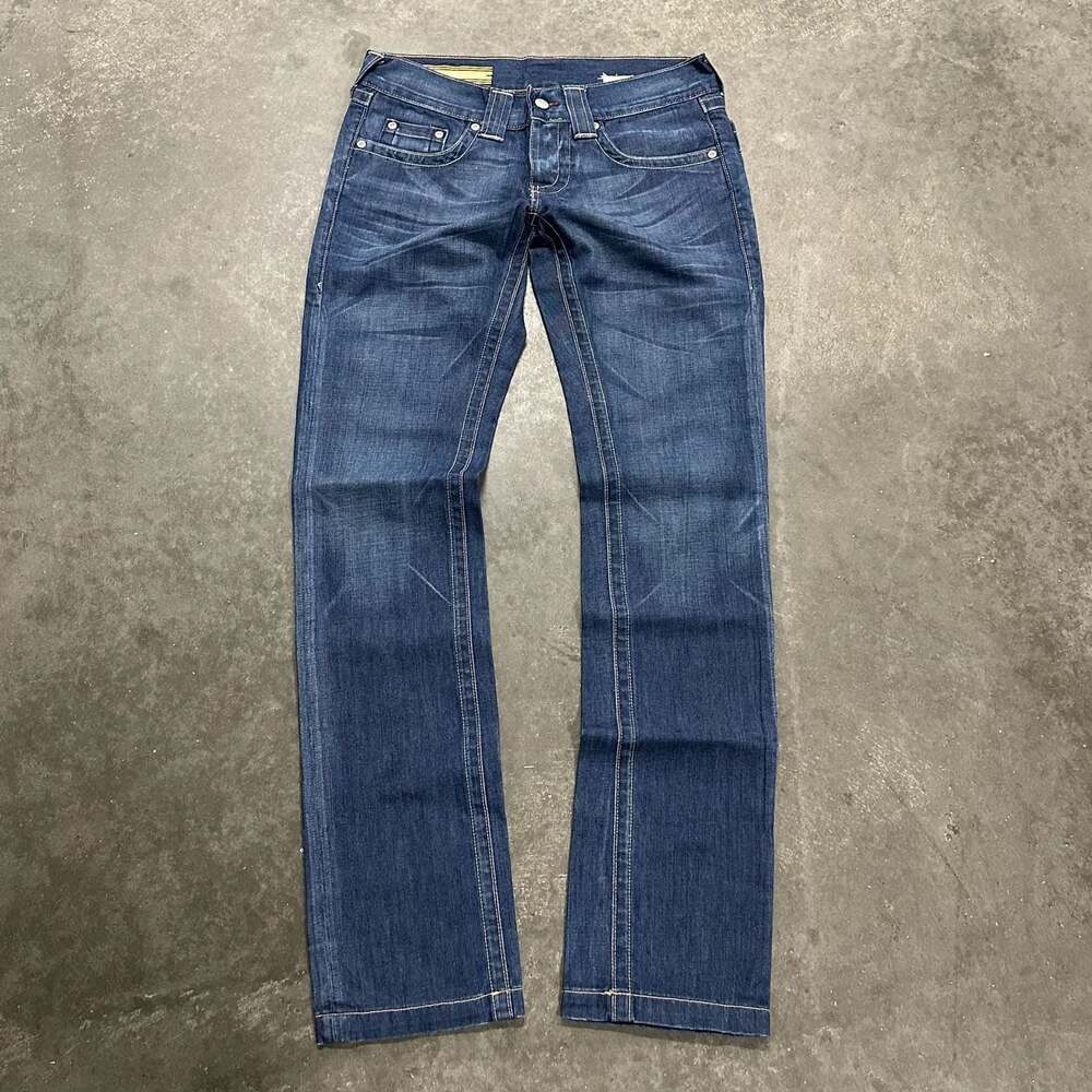Vintage 2004 Da’Maged Factory Sample Jeans Size 27 Y2K Flare Bootcut Denim